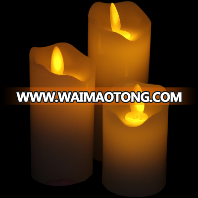 3"led candle with colors flame(8 keys)